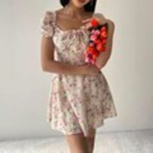 Floral Short Dress