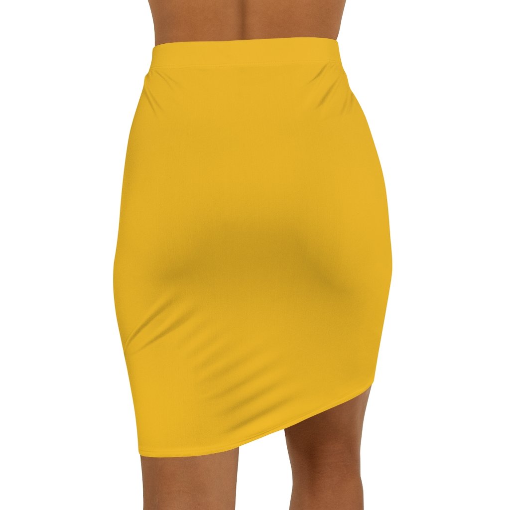 Womens Skirt, Yellow Pencil Skirt